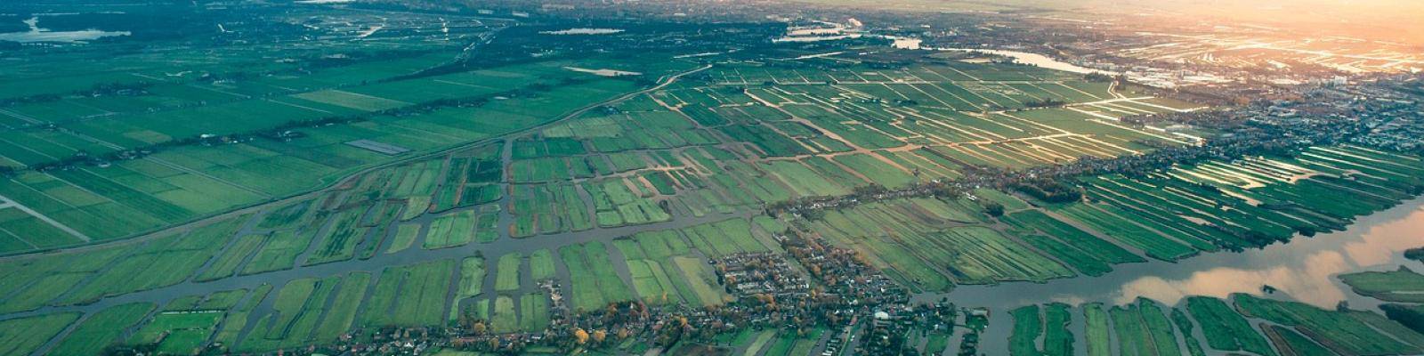 Nederlands landschap platteland